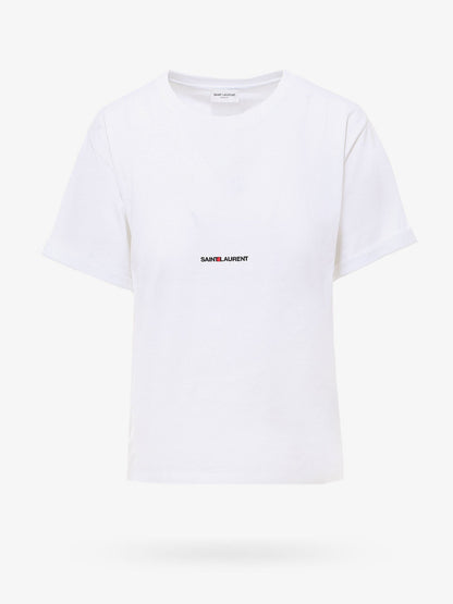 Saint Laurent Woman Saint Laurent Woman White T-Shirts