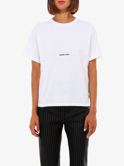 Saint Laurent Woman Saint Laurent Woman White T-Shirts