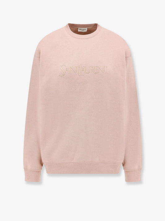 Saint Laurent Woman Saint Laurent Woman Pink Sweatshirts