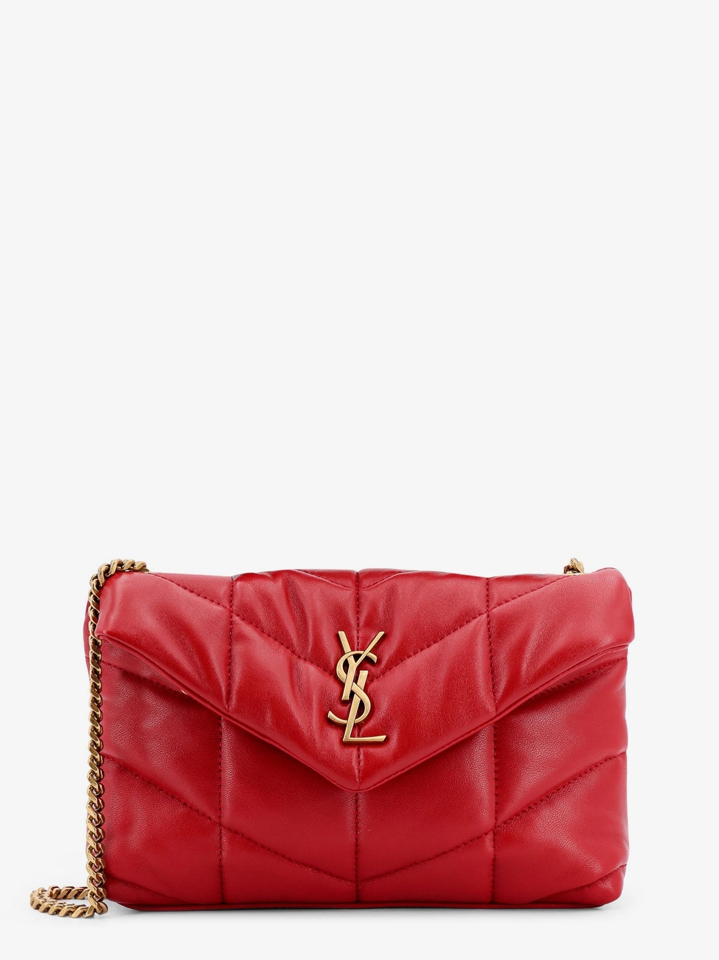 Saint Laurent Woman Saint Laurent Woman Red Shoulder Bags