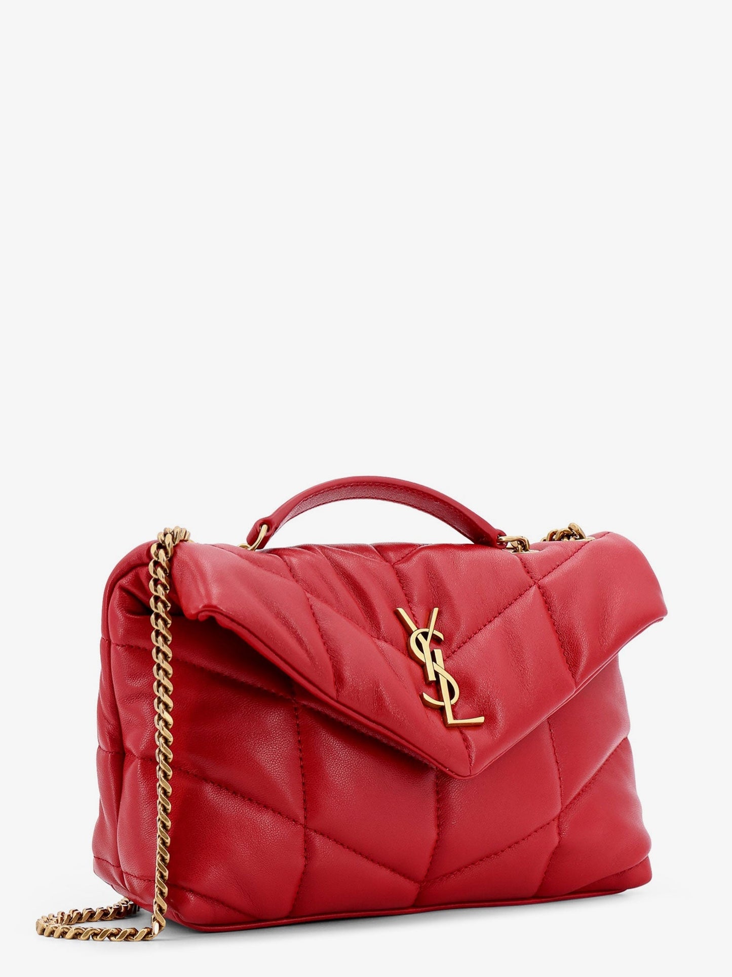 Saint Laurent Woman Saint Laurent Woman Red Shoulder Bags