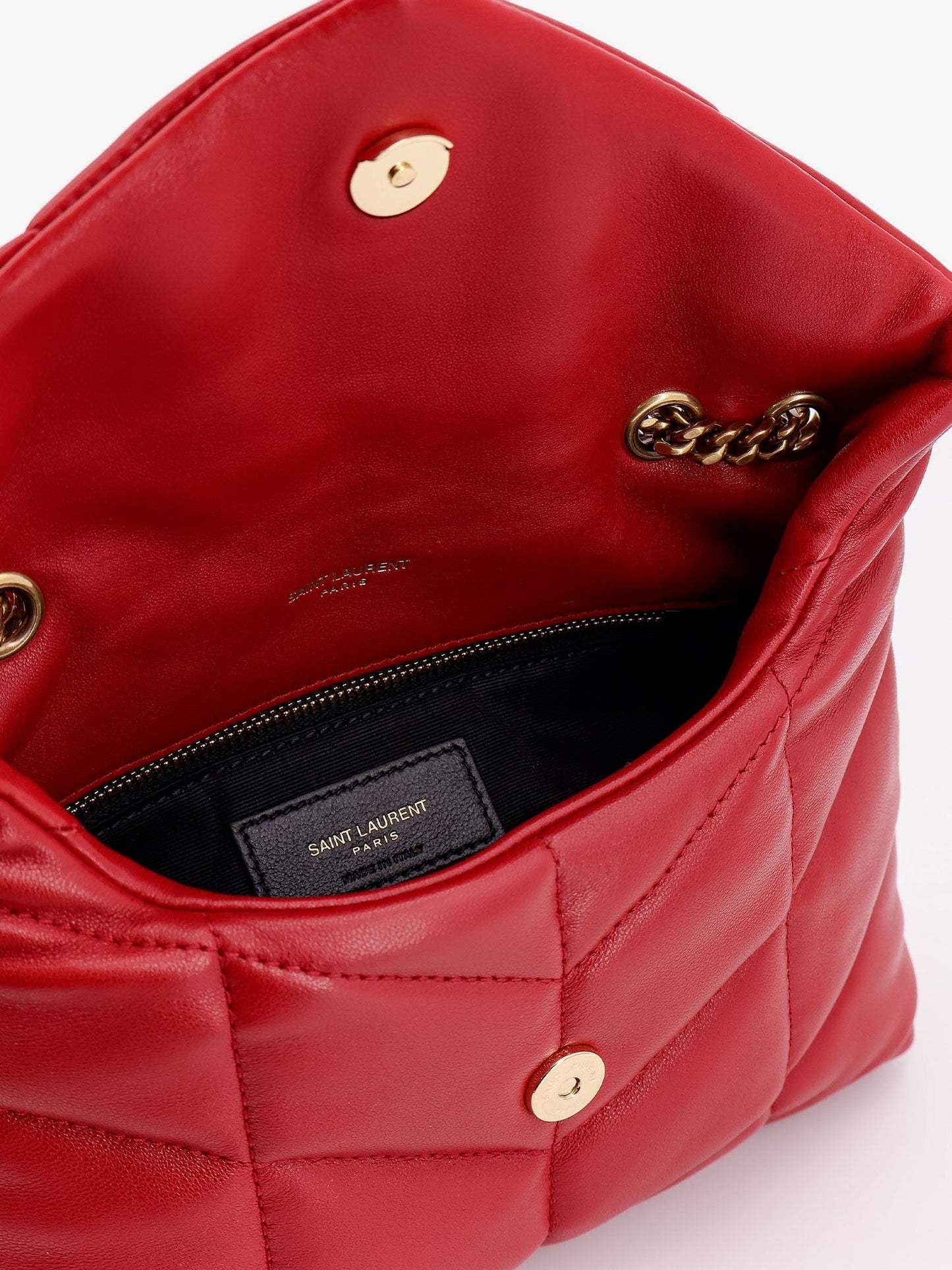 Saint Laurent Woman Saint Laurent Woman Red Shoulder Bags