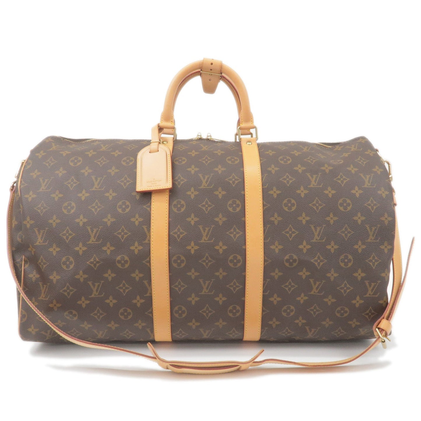 Louis Vuitton Keep All Bandouliere 55 Boston Bag & Strap M41414