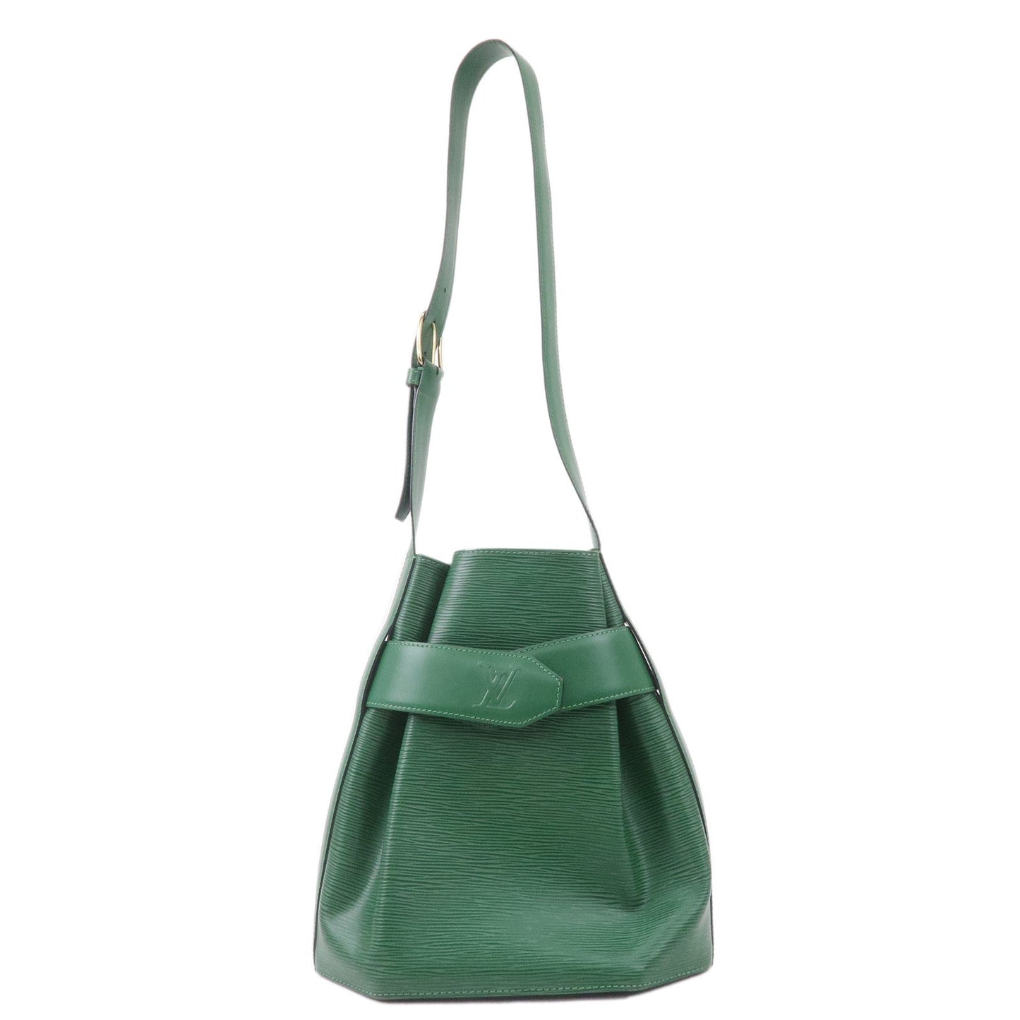 Louis Vuitton Epi Sac D'epaule PM Bucket Bag Borneo Green