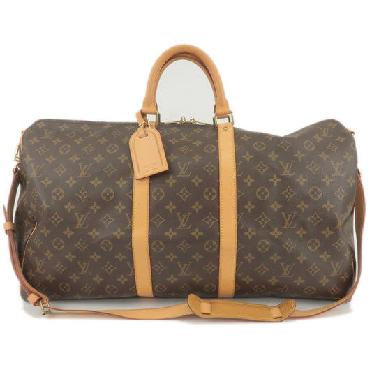 Louis Vuitton Monogram Keep All Bandouliere 55 Boston Bag M41414