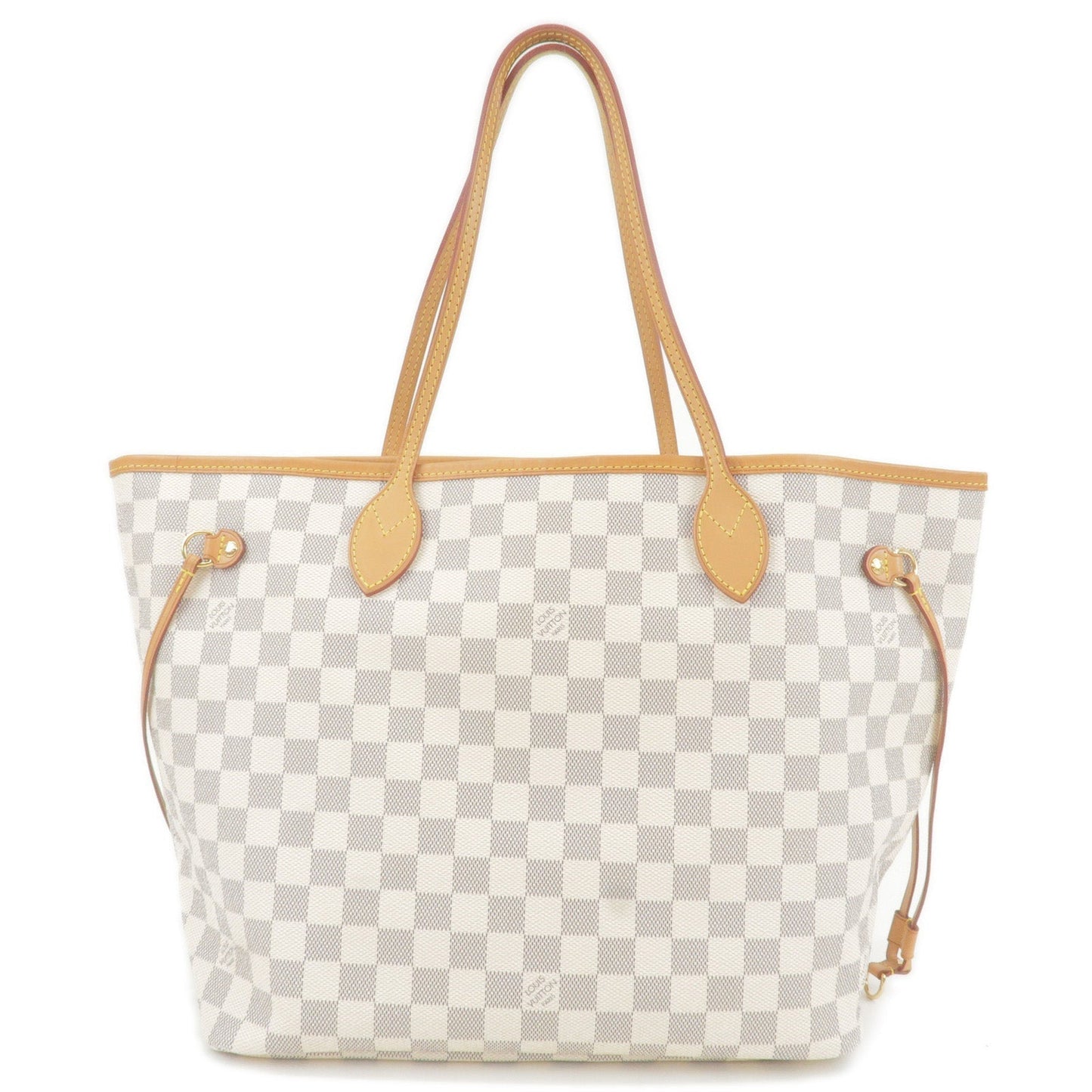 Louis Vuitton Damier Azur Neverfull MM Tote Bag Hand Bag N51107