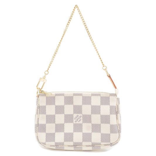 Louis Vuitton Damier Azur Mini Pochette Accessoires Pouch N58010