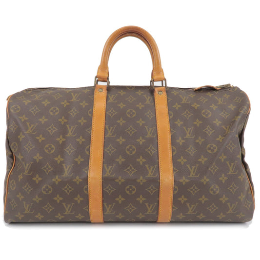 Louis Vuitton Monogram Keep All 50 Boston Bag M41416