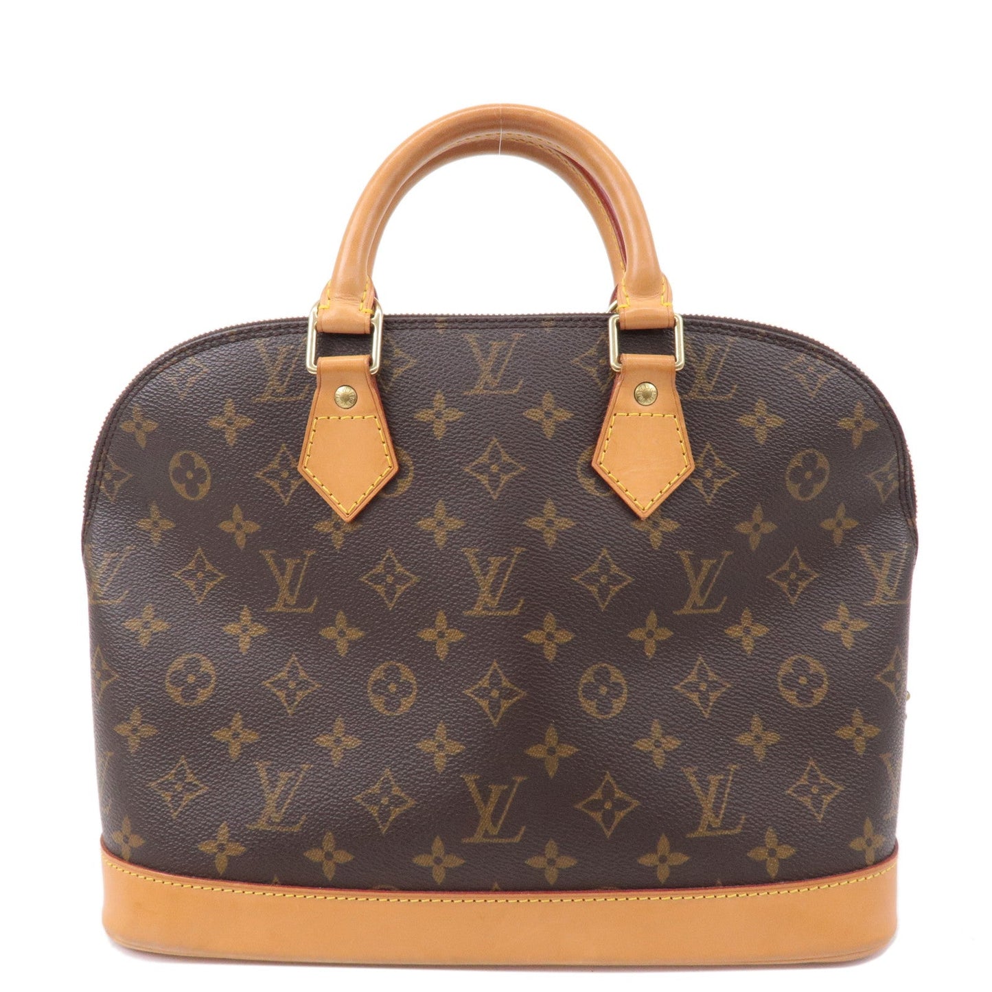 Louis Vuitton Monogram Alma Hand Bag Brown M51130