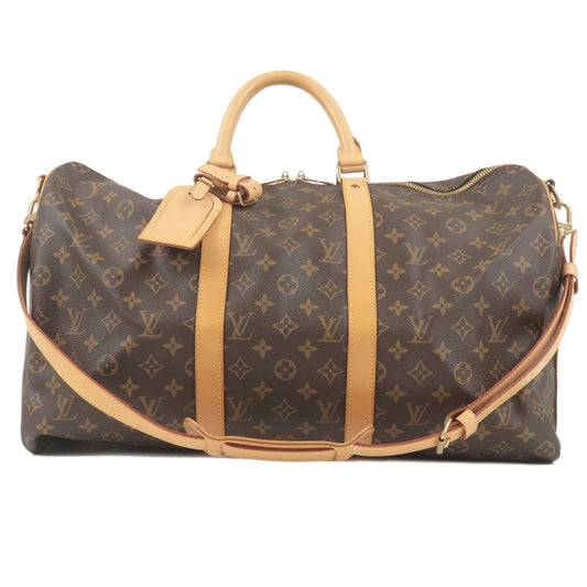 Louis Vuitton Monogram Keep All Bandouliere 50 Boston Bag M41416