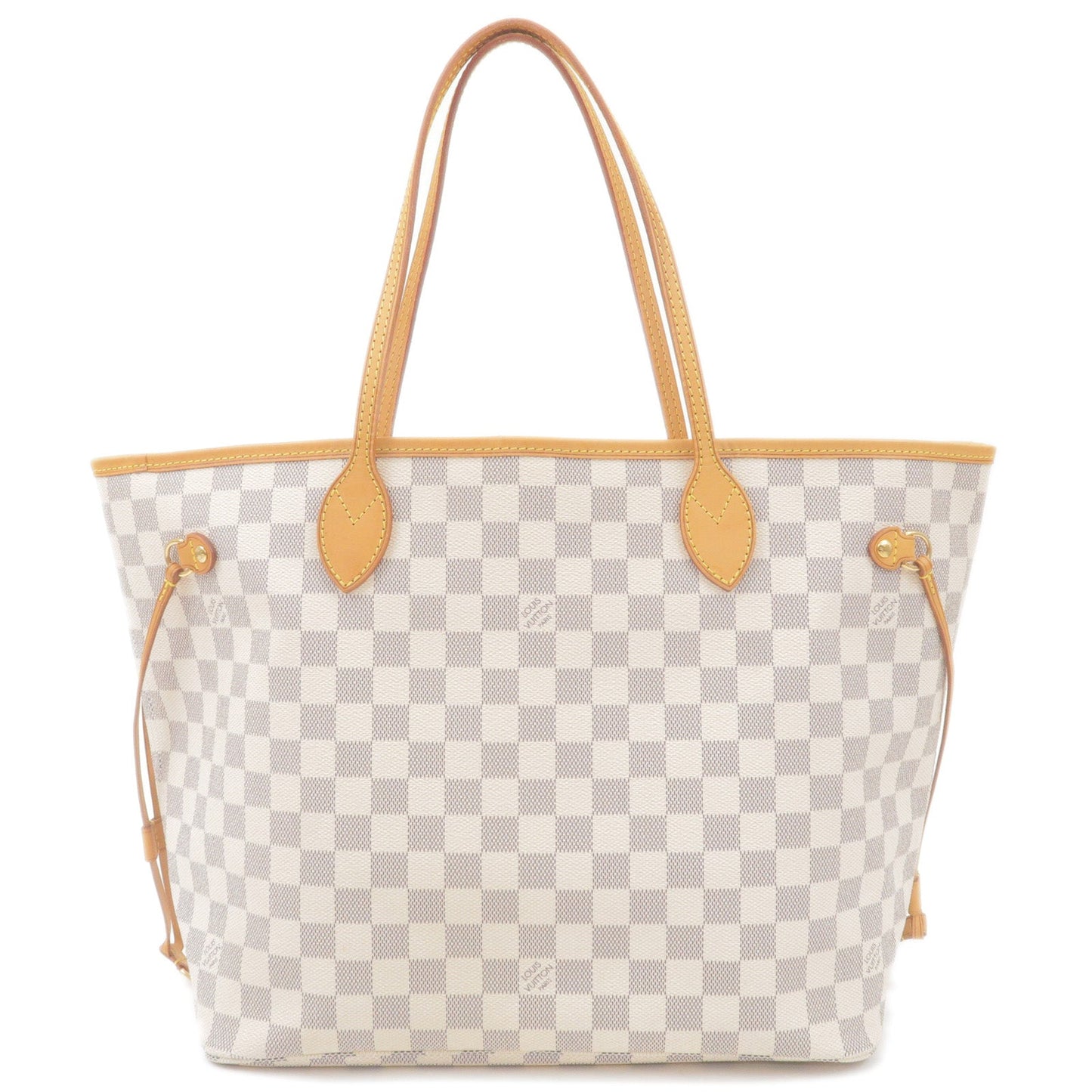 Louis Vuitton Damier Azur Neverfull Tote Bag MM N51107