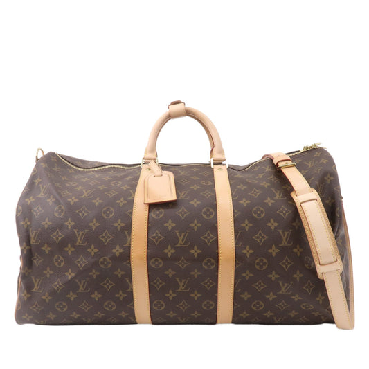 Louis Vuitton Keep All Bandouliere 55 Boston Bag & Strap M41414