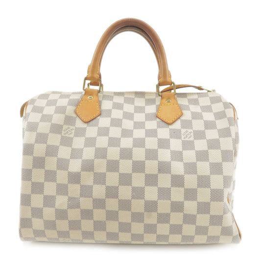 Louis Vuitton Damier Azur Speedy 30 Boston Bag Hand Bag N41533