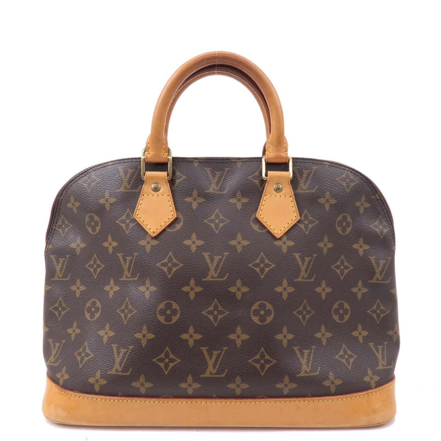 Louis Vuitton Monogram Alma Hand Bag Brown M51130