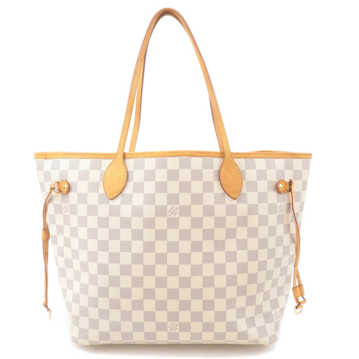 Louis Vuitton Damier Azur Neverfull MM Tote Bag N51107