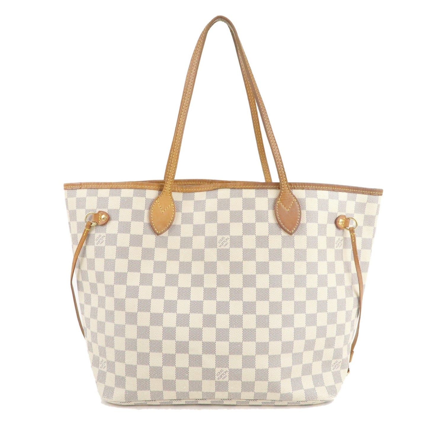 Louis Vuitton Damier Azur Neverfull MM Tote Bag N51107