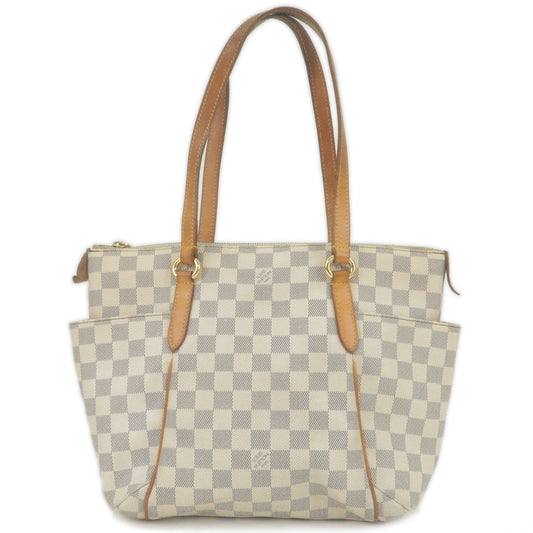 Louis Vuitton Damier Azur Totally PM Tote Bag Hand Bag N41280