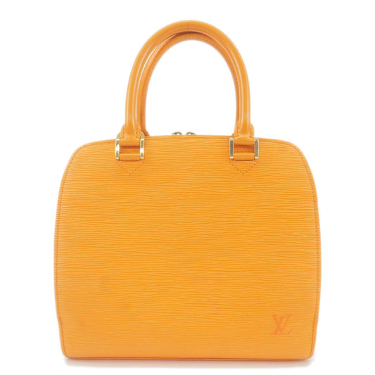 Louis Vuitton Epi Ponneuf Hand Bag Mandarin Orange M5205H