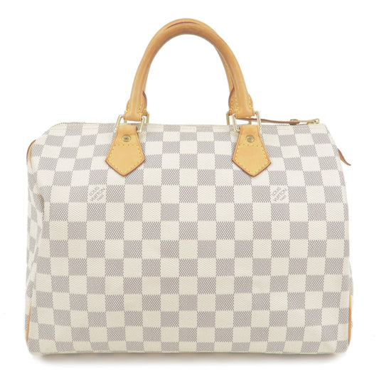 Louis Vuitton Damier Azur Speedy 30 Boston Hand Bag N41533