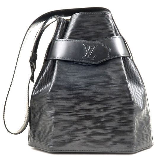 Louis Vuitton Epi Sac D'epaule PM Bucket Bag Noir Black M80157