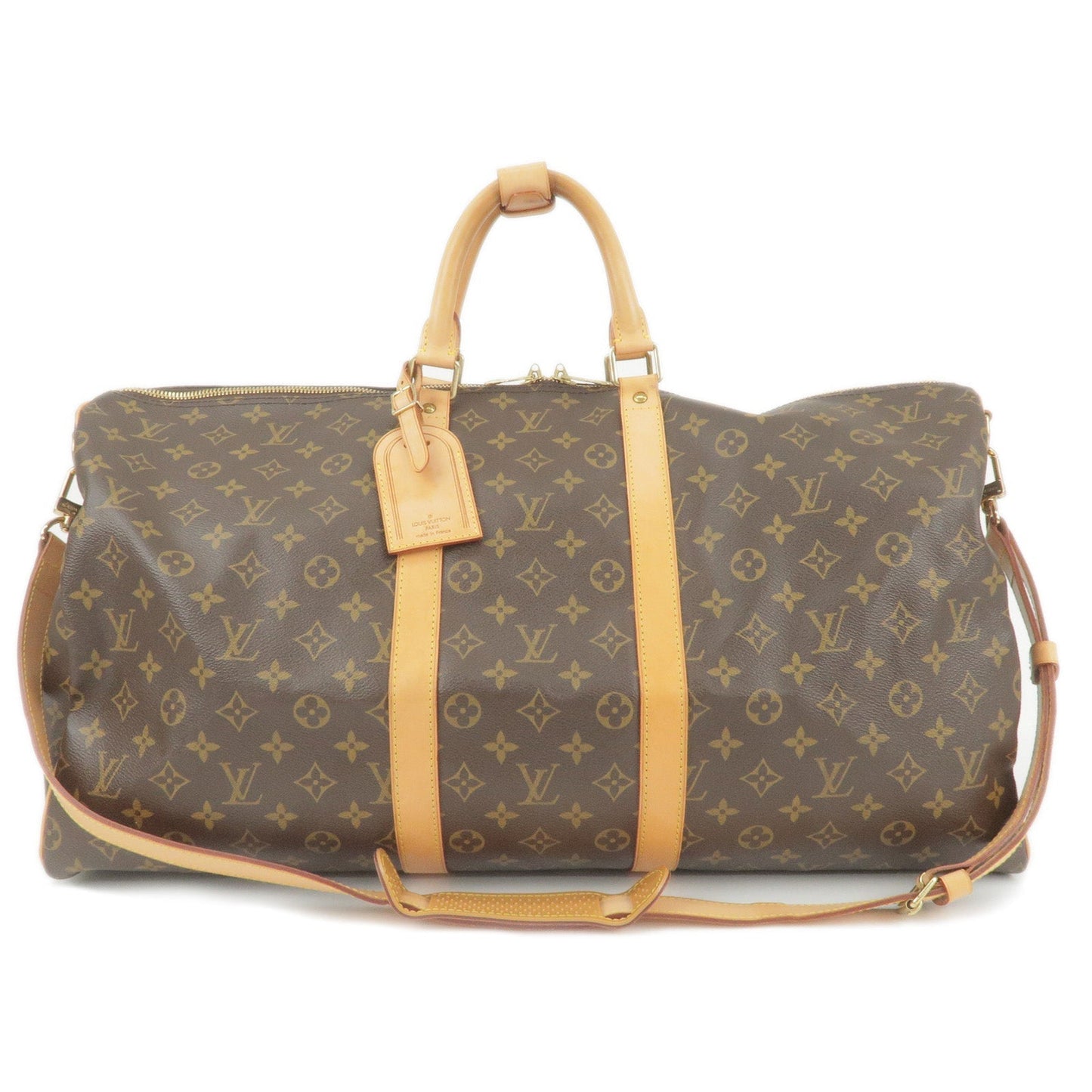 Louis Vuitton Monogram Keep All Bandouliere 55 Boston Bag M41414