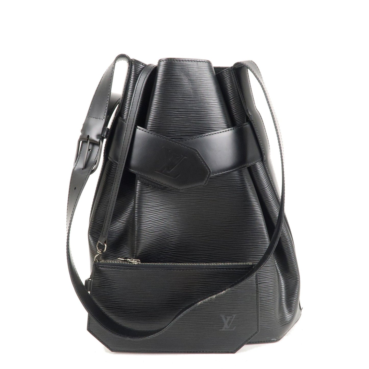 Louis Vuitton Epi Sac D'epaule GM Bucket Bag Noir Black M80155