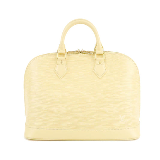 Louis Vuitton Epi Alma Hand Bag Vanilla M5214A