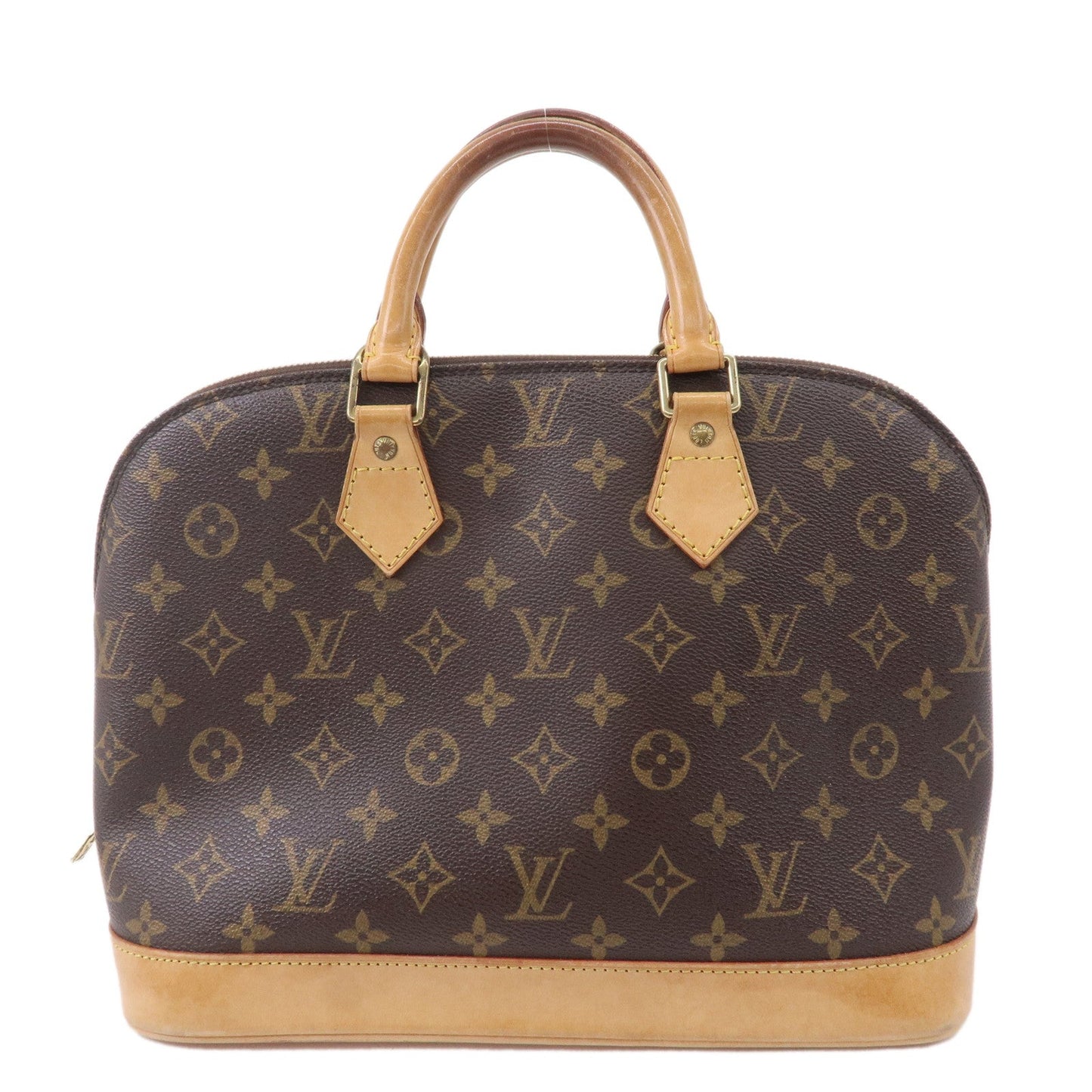 Louis Vuitton Monogram Alma Hand Bag Brown M51130