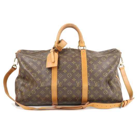 Louis Vuitton Monogram Keep All Bandoulier 50 Boston Bag M41416