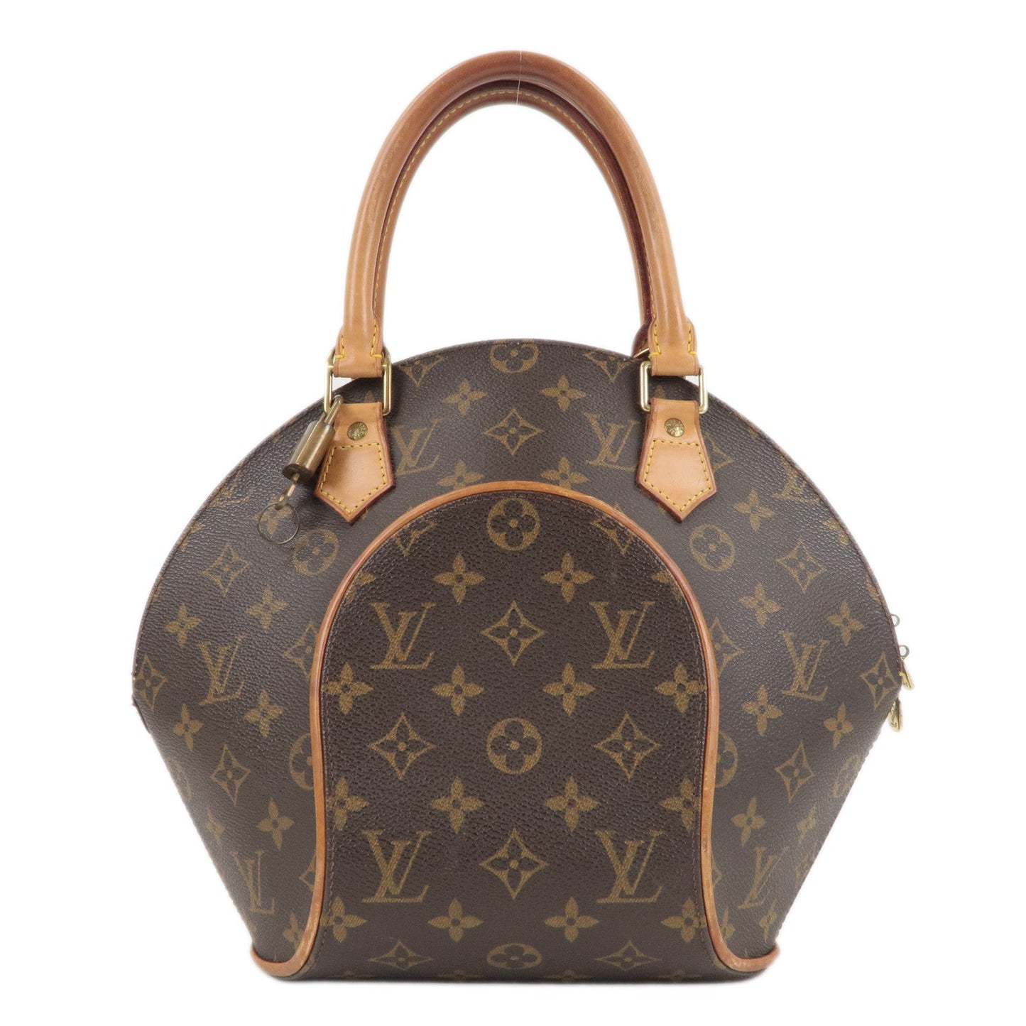 Louis Vuitton Monogram Ellipse PM Hand Bag Brown M51127