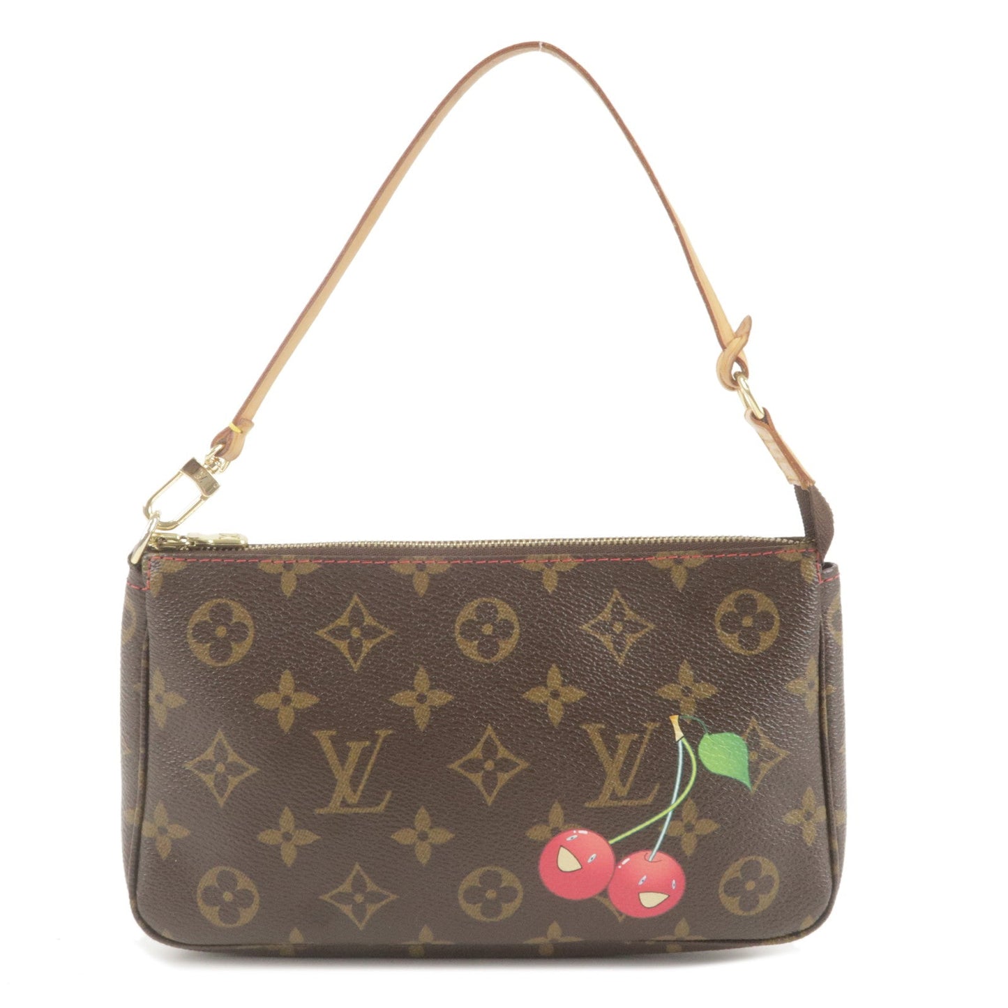 Louis Vuitton Cherry Pochette Accessoires Pouch Brown M95008