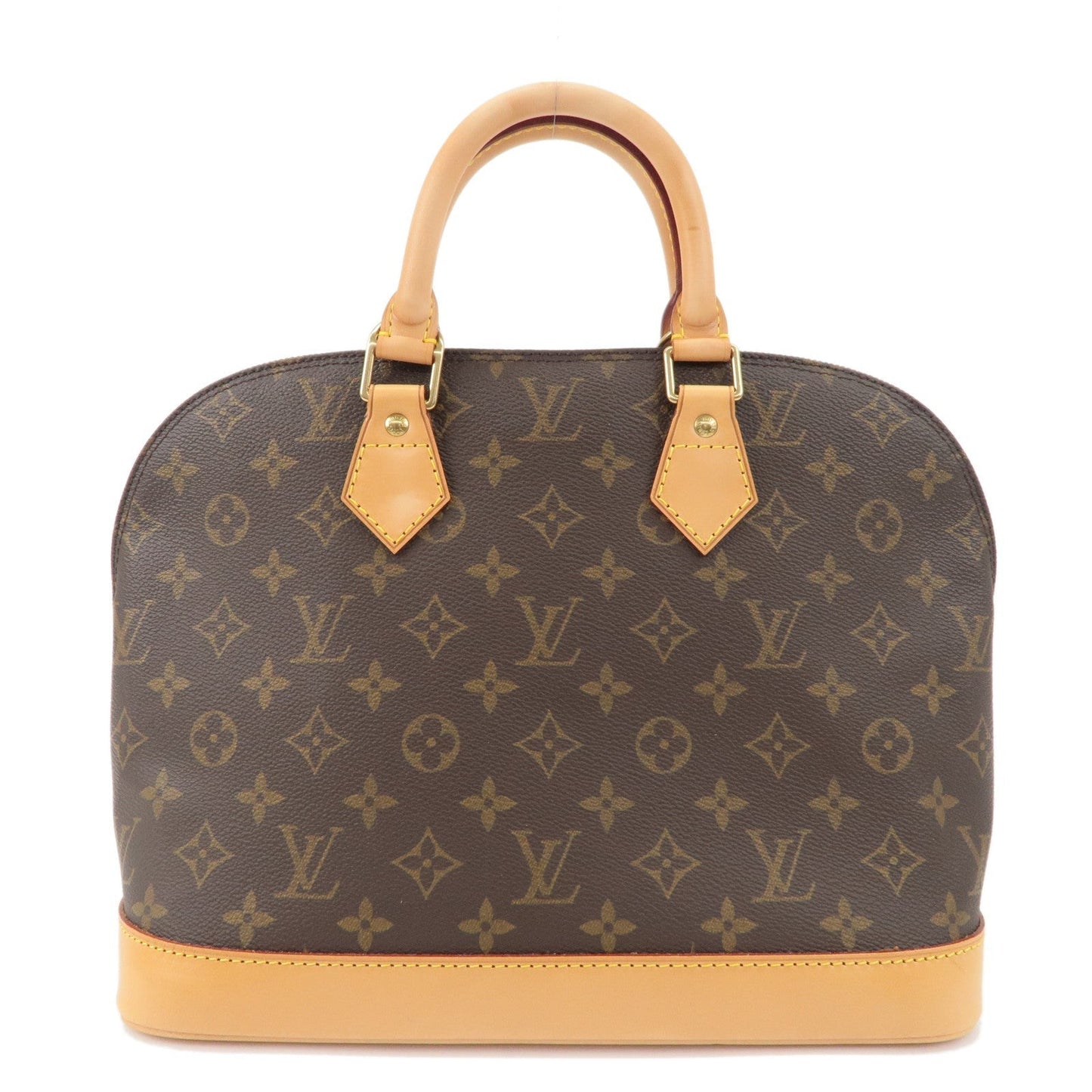 Louis Vuitton Monogram Alma Hand Bag Brown M51130