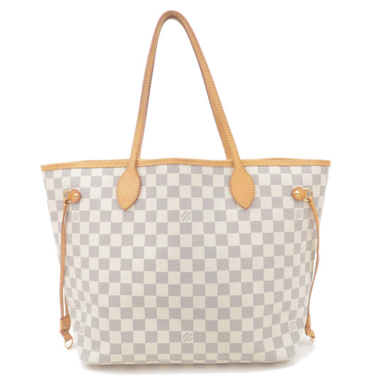 Louis Vuitton Damier Azur Neverfull MM Tote Bag N51107