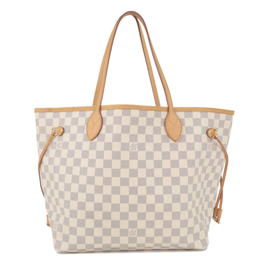 Louis Vuitton Damier Azur Neverfull MM Tote Bag N51107 F/S