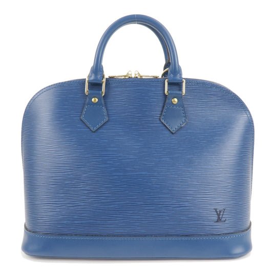 Louis Vuitton Epi Alma Hand Bag Toledo Blue M52145