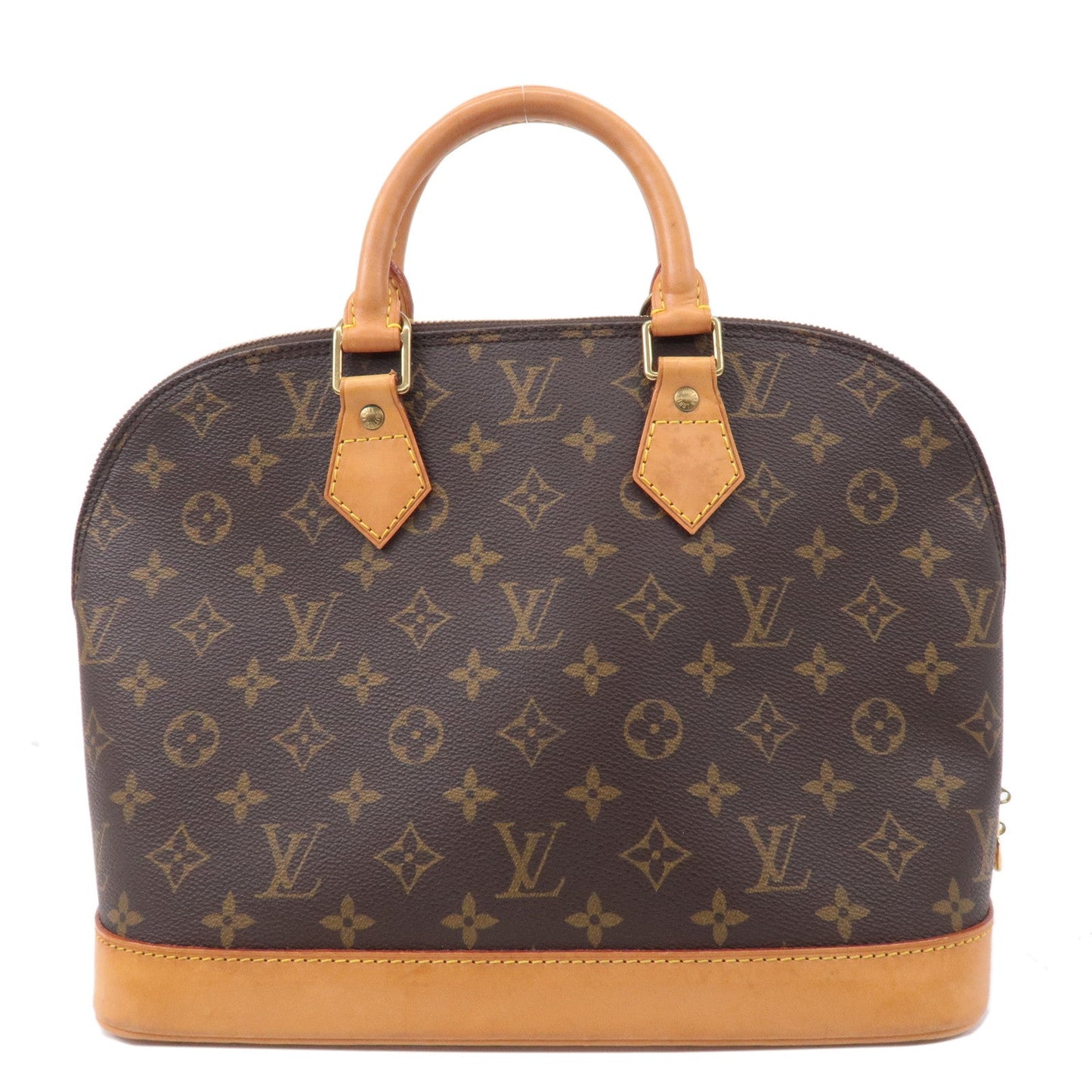 Louis Vuitton Monogram Alma Hand Bag Brown M51130