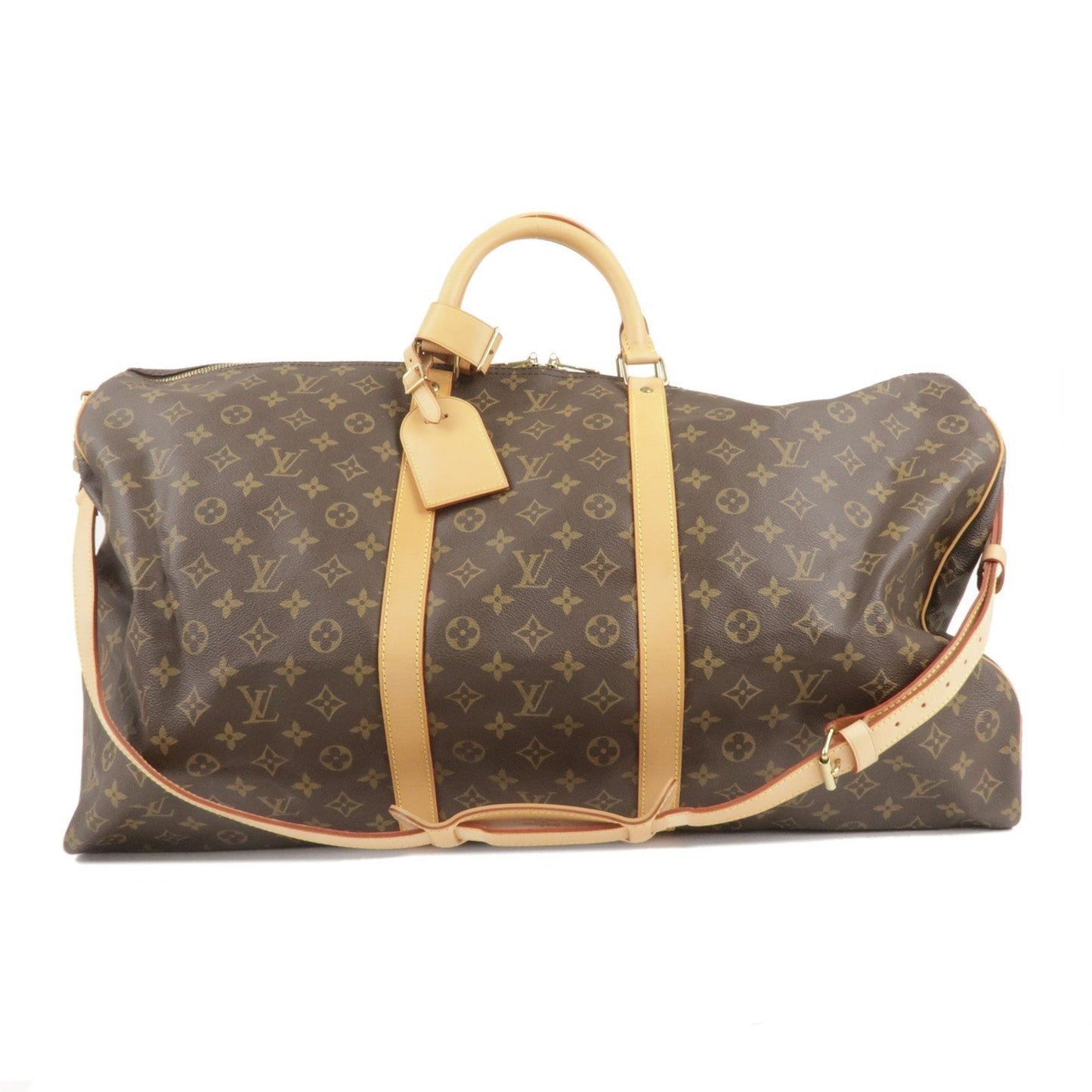 Louis Vuitton Monogram Keep All Bandouliere 60 Boston Bag M41412