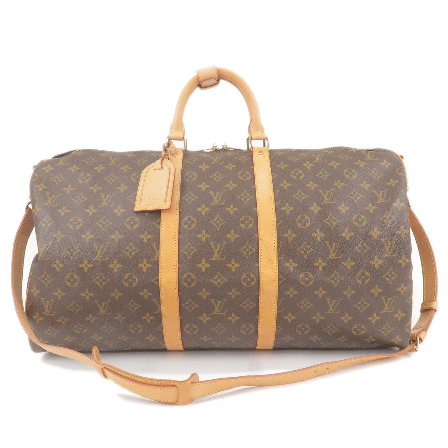 Louis Vuitton Keep All Bandouliere 55 Boston Bag & Strap M41414