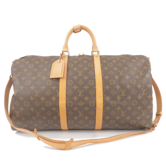 Louis Vuitton Keep All Bandouliere 55 Boston Bag & Strap M41414