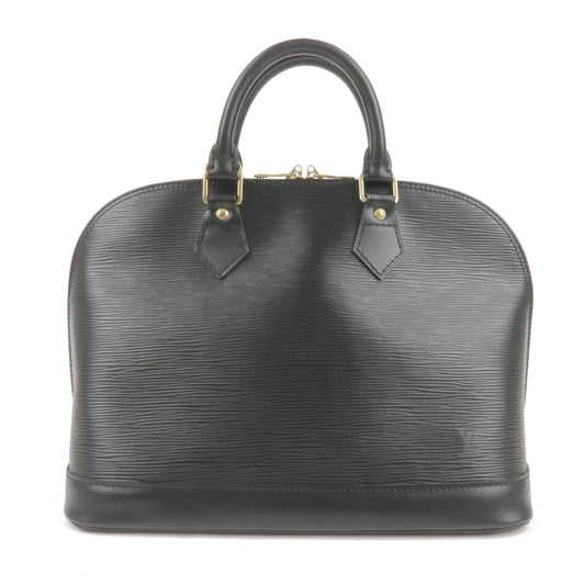 Louis Vuitton Epi Alma Hand Bag Noir Black M52142