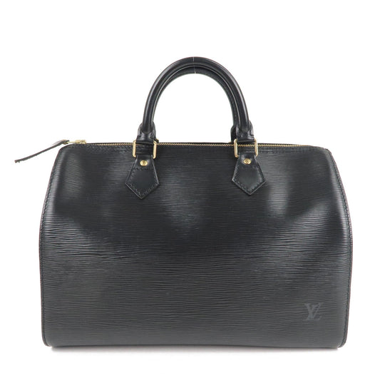 Louis Vuitton Epi Speedy 30 Leather Hand Bag Black Noir M59022