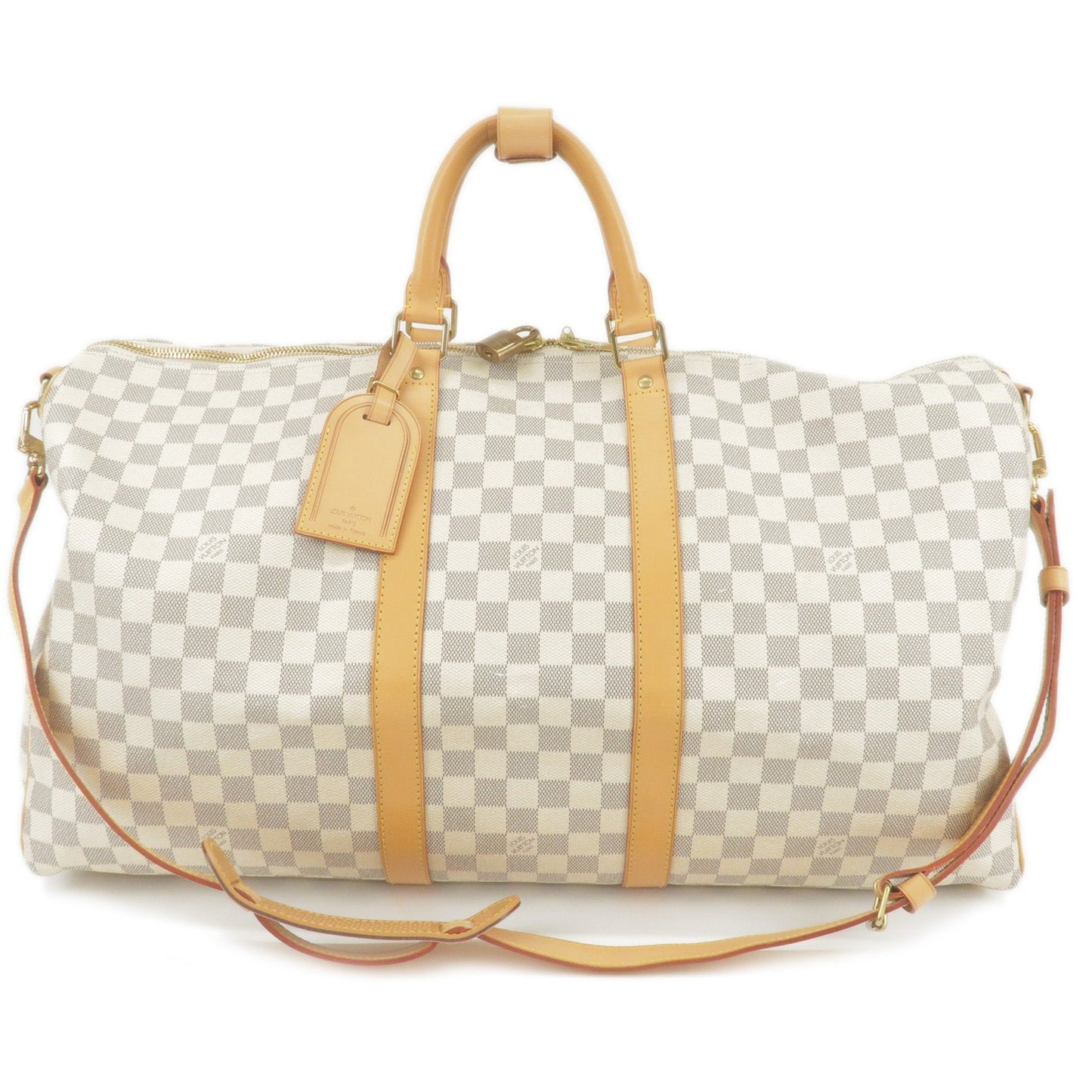 Louis Vuitton Damier Azur Keep All Bandouliere 55 Bag M41429