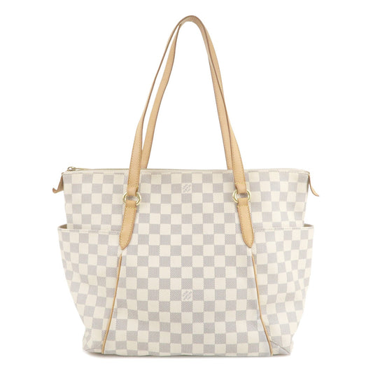 Louis Vuitton Damier Azur Totally MM Tote Bag Shoulder Bag N51262