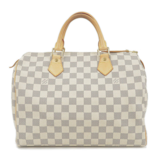 Louis Vuitton Damier Azur Speedy 30 Boston Bag N41533