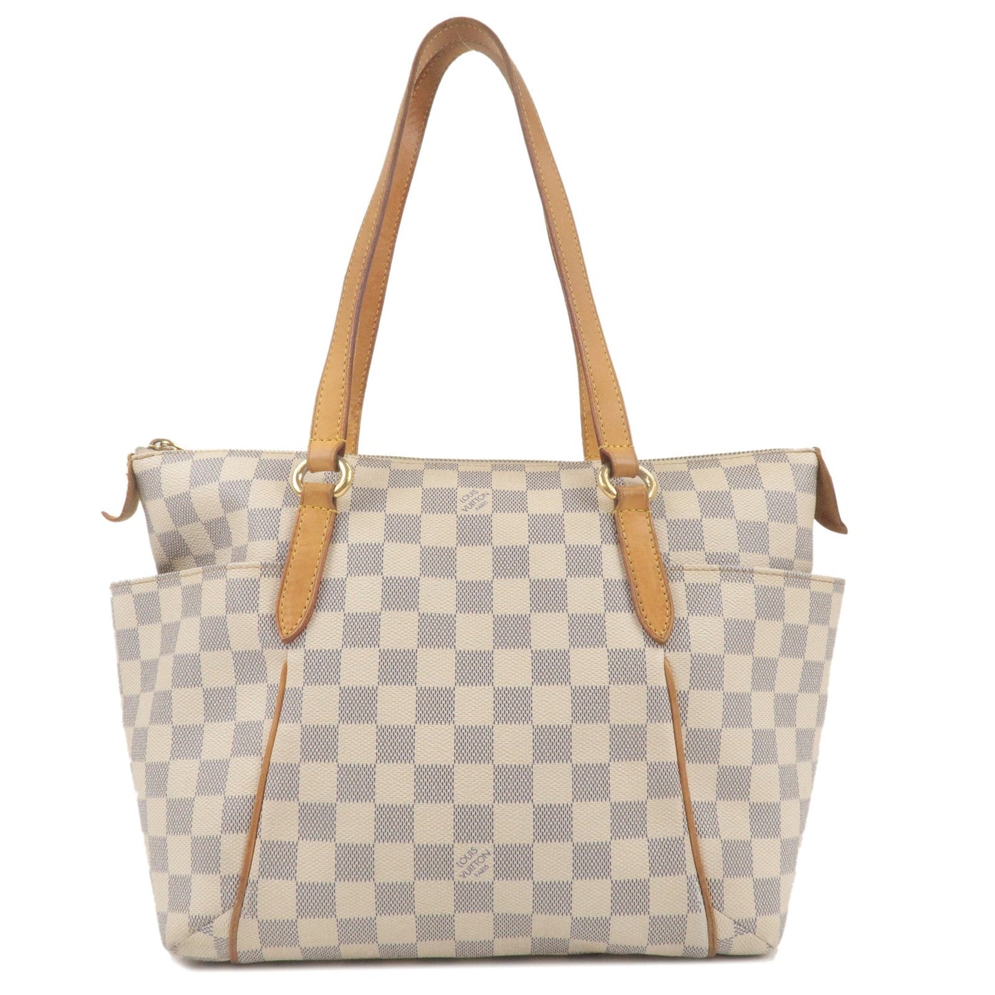 Louis Vuitton Damier Azur Totally PM Tote Bag Ivory N51261