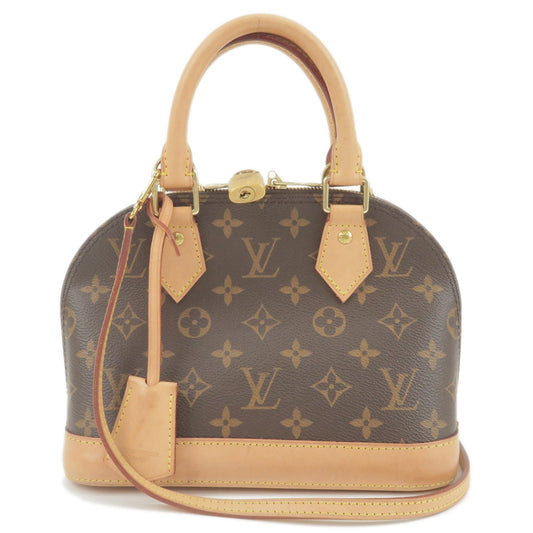 Louis Vuitton Monogram Alma BB 2Way Hand Bag M53152