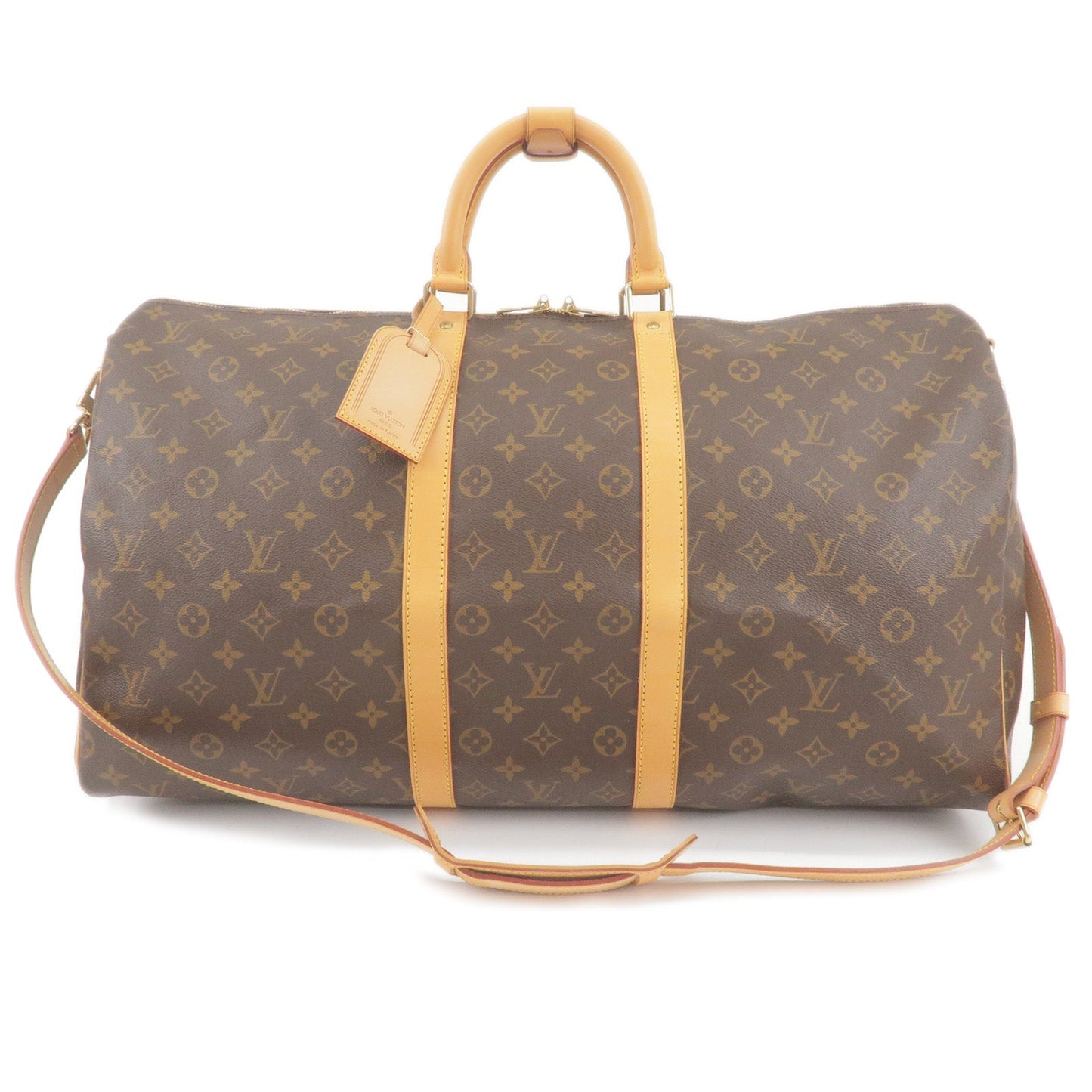 Louis Vuitton Monogram Keep All 55 Bandouliere Boston Bag M41414