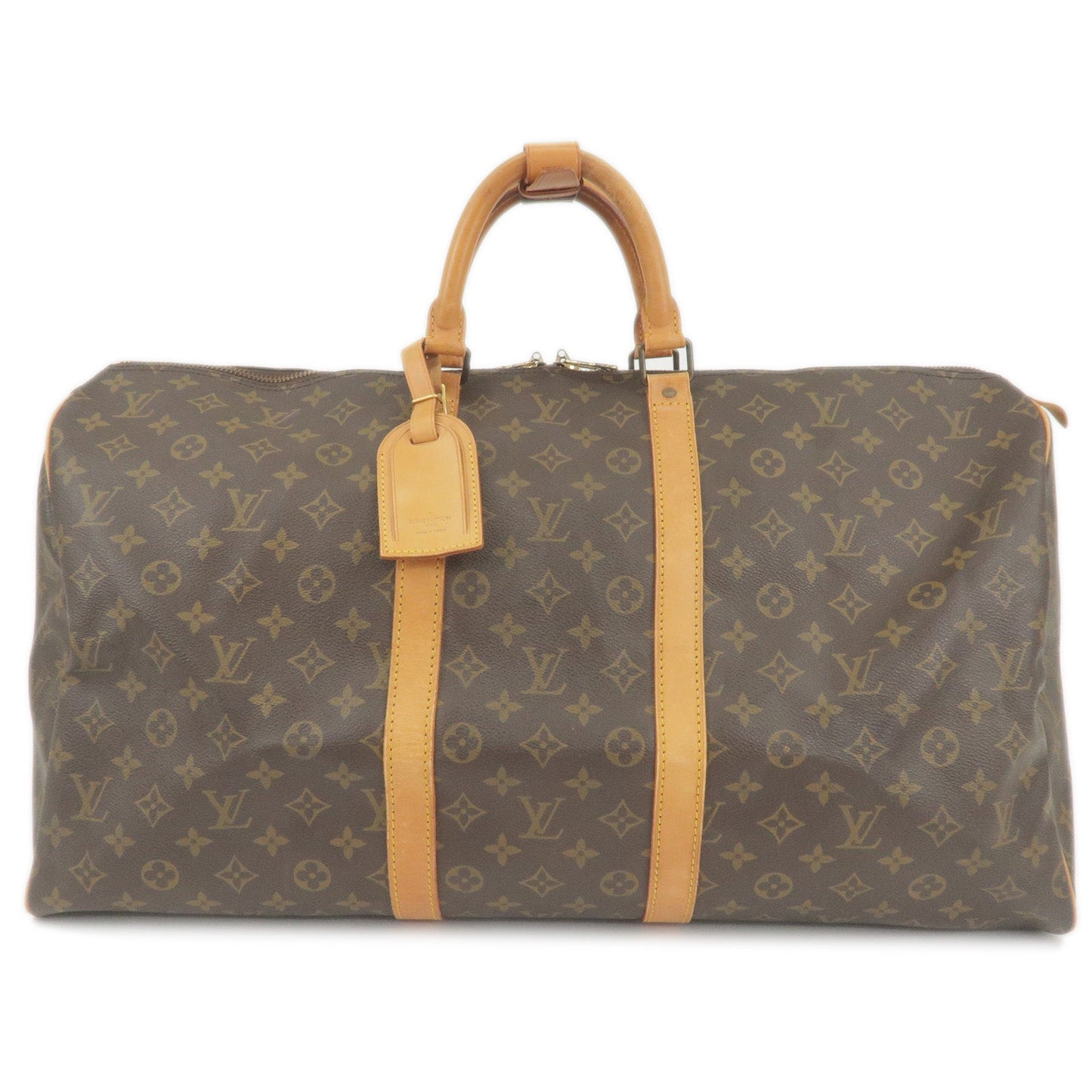 Louis Vuitton Monogram Keep All 55 Boston Bag Travel Bag M41424