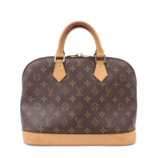 Louis Vuitton Monogram Alma Hand Bag Brown M51130