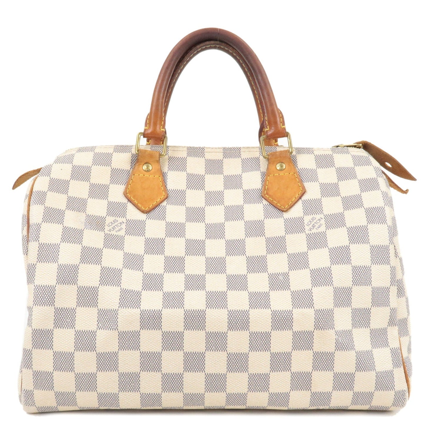 Louis Vuitton Damier Azur Speedy 35 Boston Hand Bag N41535